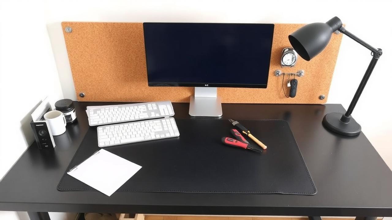 DIY desk upgrade ideas with cheap materials
